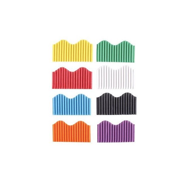 School Smart PAPER BORDER TRIM ASSORTED COLORS  PK OF 8 PK 22800-2